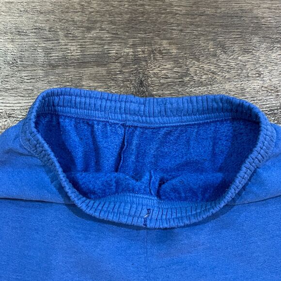 Vintage 90s Fruit of the Loom Blue Sweatpants Joggers Made in USA - Men's Large - Picture 2 of 6